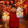 PVC Cartoon Carousel Lantern Handmade Luminous Lanterns Year of the Horse Lantern  New Year