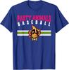 Party Animals Baseball Retro Affe Sonnenbrille T-Shirt