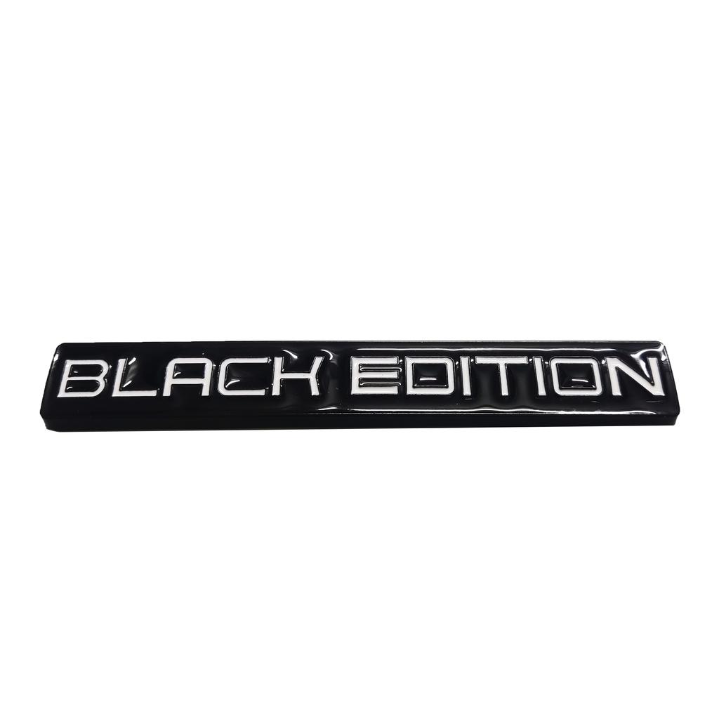 Zinc Alloy Black Edition Car Stickers Warrior Modified Badges