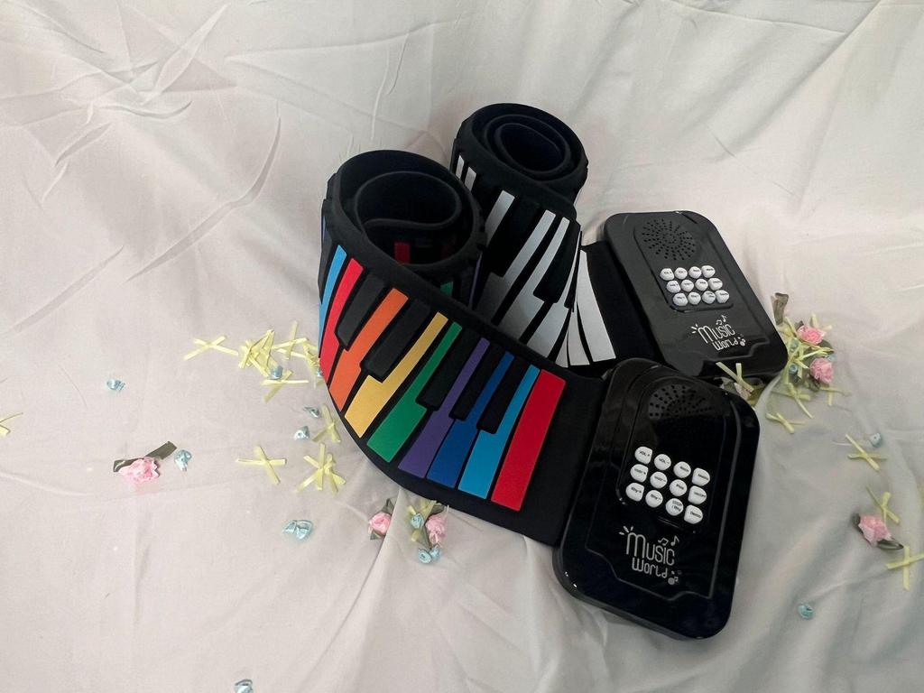 49-Key Folding Silicone Hand-Rolled Piano for Kindergarten Students