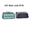 10τμχ Υψηλής Ποιότητας Αυτοκινήτου OBD2 16-pin Συναρμολογημένη Επιχρυσωμένη Αρσενική Κεφαλή 12V/24V Καθολικός Συνδετήρας Δοκιμής Κύρια Γραμμή Βύσμα OBDII