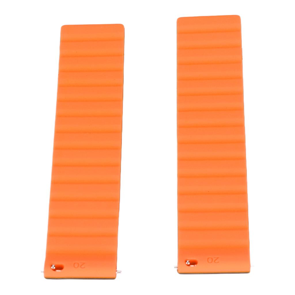 20mm Universelles Uhrenarmband Silikon Magnetisches Uhrenarmband Verstellbares Uhrenarmband für Amazfit Bip