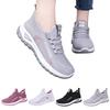 Lightweight Breathable Slip On Athletic Shoes for Women Flexible Sole Casual Running Sneakers with Knit Upper and Cushioned Insole