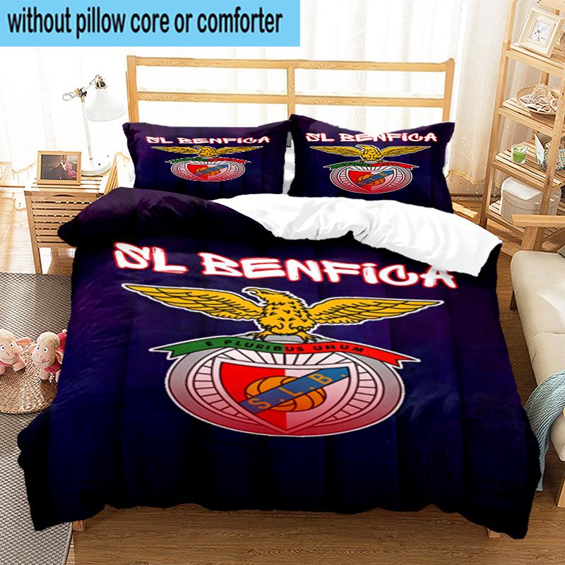 3PCS Football Club Eagle 3pcs Bedding,Including 3PCS Duvet Cover And 2pcs Pillowcases Perfect for Christmas,Ideal for Bedroom, Dormitory