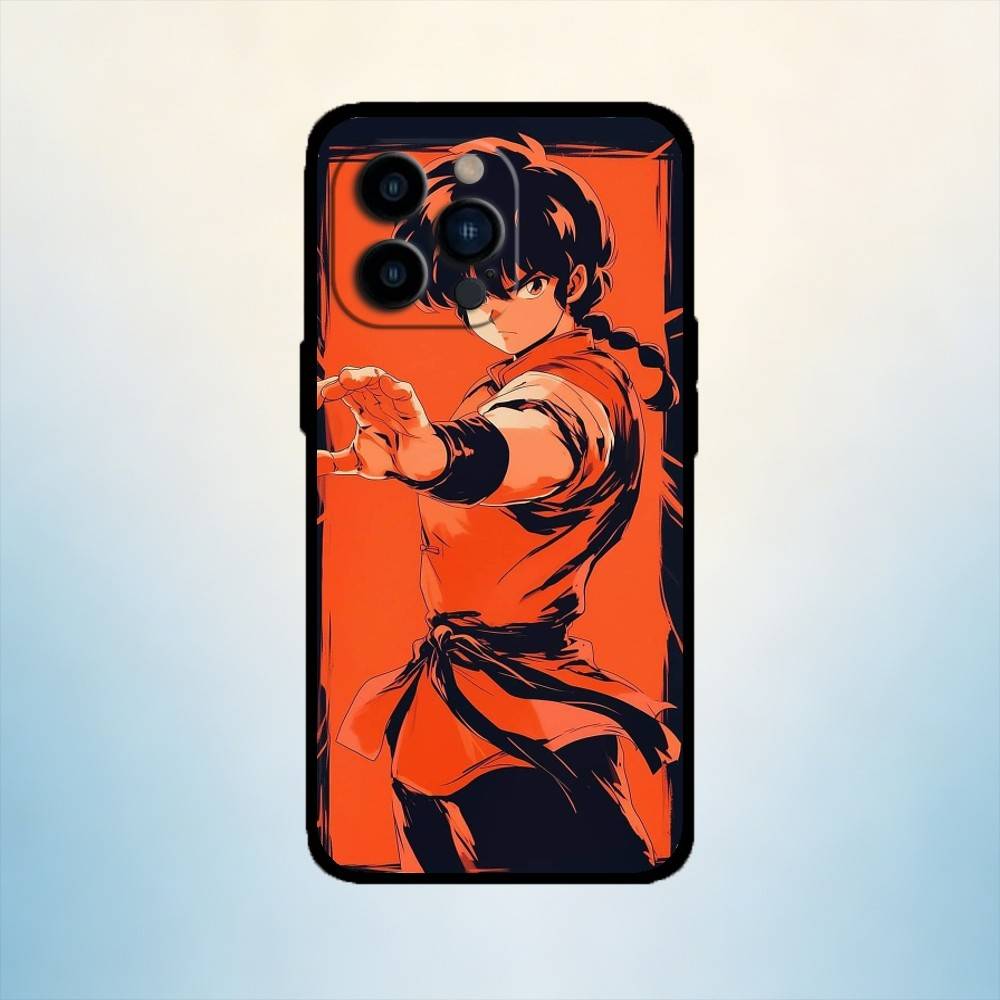 AAA Anime Ranko Phone Case For iPhone 17,16,15,14,13,12,11 Plus,Pro Max,XS,Soft Silicone Black Cover