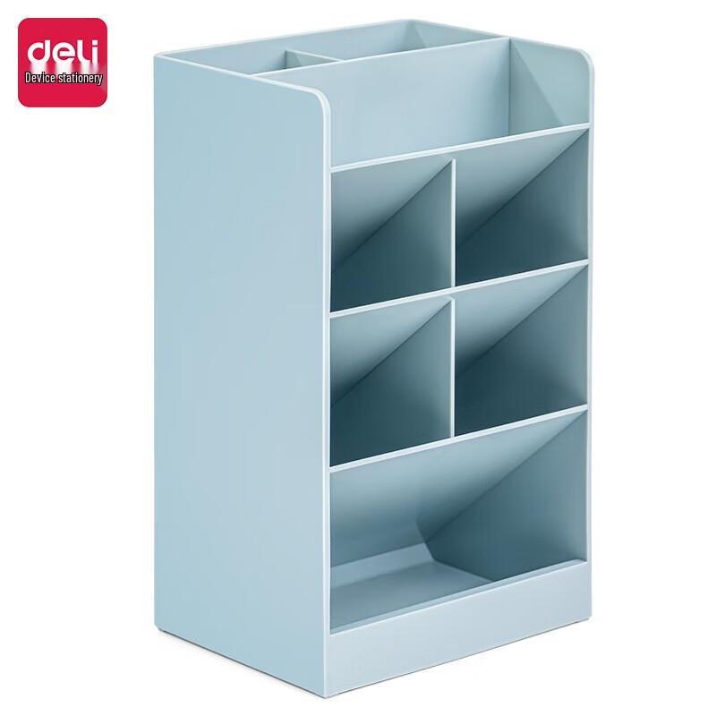 Deli Transparent Slanted Pen Holder
