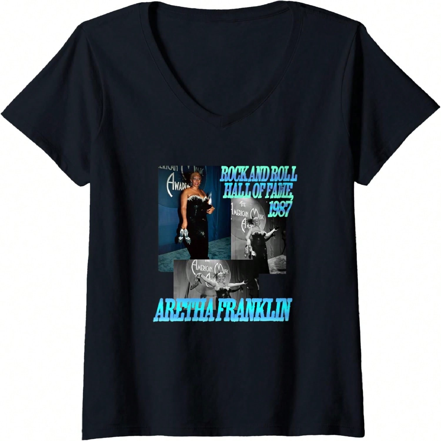 Wounisex - Queen Of Soul V-Neck T-Shirt S разноцветный