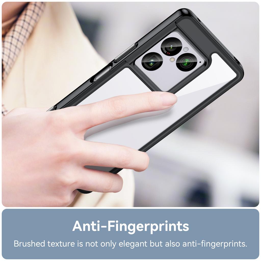 For Sony Xperia 1 VIII Transparent Hard PCCase For Sony Xperia 1 VIII Candy Color Frame TPU Silicone Shockproof Cover Bumper