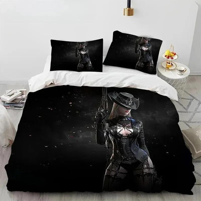 3D Lost ARK Spel Gamer Tecknadstäcke Sängklädesset, Påslakan Sängset Täcke Örngott, King Queen Size Sängklädesset Gåva
