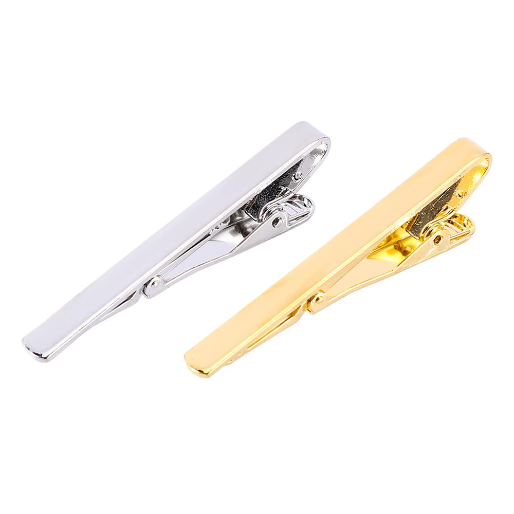 Vente Chaude Simple Acier Inoxydable Pratique pour Hommes Cadeau Pince de Costume Fermoir de Cravate Métal Pince à Cravate Épingle