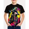 Summer Kids 3D Printed Crew Neck T-Shirt