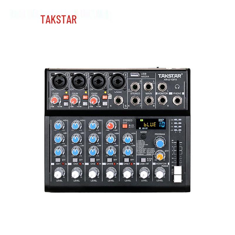 TAKSTAR XR-210FX 10-канальный аналоговый микшер