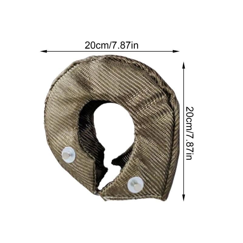 Heat Resistant Turbines Cover Double Side Heat Shield Blanket Cover Prevents Overheating in High Speed Driving