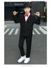 Children’s Summer Tuxedo Suit Set - Handsome Boy Pageant & Piano Performance Blazer for Big To Middle-Aged Kids