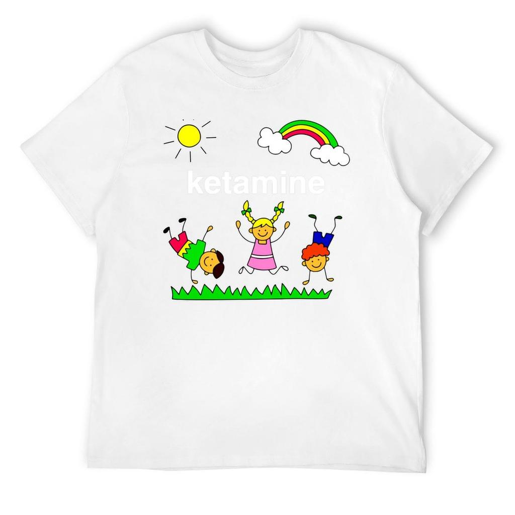 Ketamine T-Shirt korean fashion summer top valentines boutique clothes shirts graphic heavyweight t shirts for men