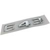 3D Car Body Rear Trunk Black Chrome Emblem Adhesive Stickers For Mercedes AMG E Class W213 W212 E43 E53 E63 Sticker Accessories