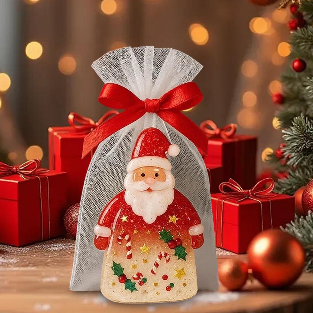 Holiday Gift Ideas Christmas Pendant Gift Christmas Pocket Hug Gift Set Santa Claus Mini Charm for Emotional for Friends