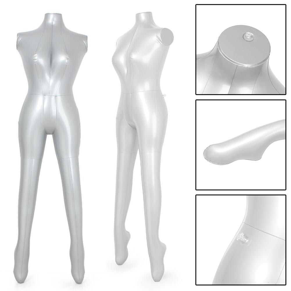 Women Full Body Dress Form Display Inflatable Mannequin Dummy Torso Model  For Pants/underwear/tops/necklaces/jewelry/scarve