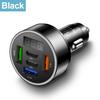 100W 5 Ports Car Charger Fast Charging PD QC3.0 USB C Car Phone Charger Type C Adapter in Car For iPhone Samsung  Xiaomi