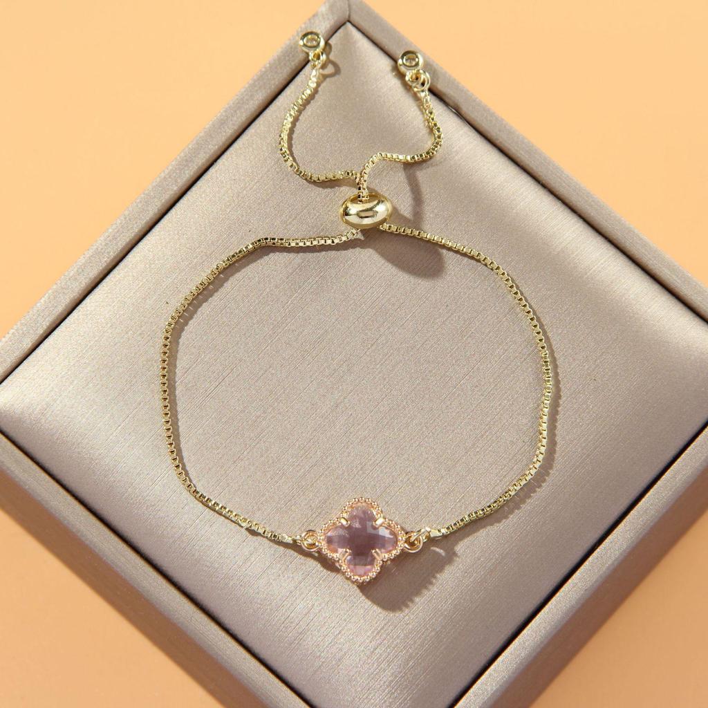 Verstellbares 8-förmiges Evil Eye Herzarmband für Damen - Europäische & Amerikanische Mode, Südostasiatischer Einfluss