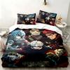 Set da 3 pezzi di Jujutsu Kaisen Perfetto per l'uso in camera da letto Comodo set letto include una copripiumino e due federe Ideale come regalo di compleanno o di Natale
