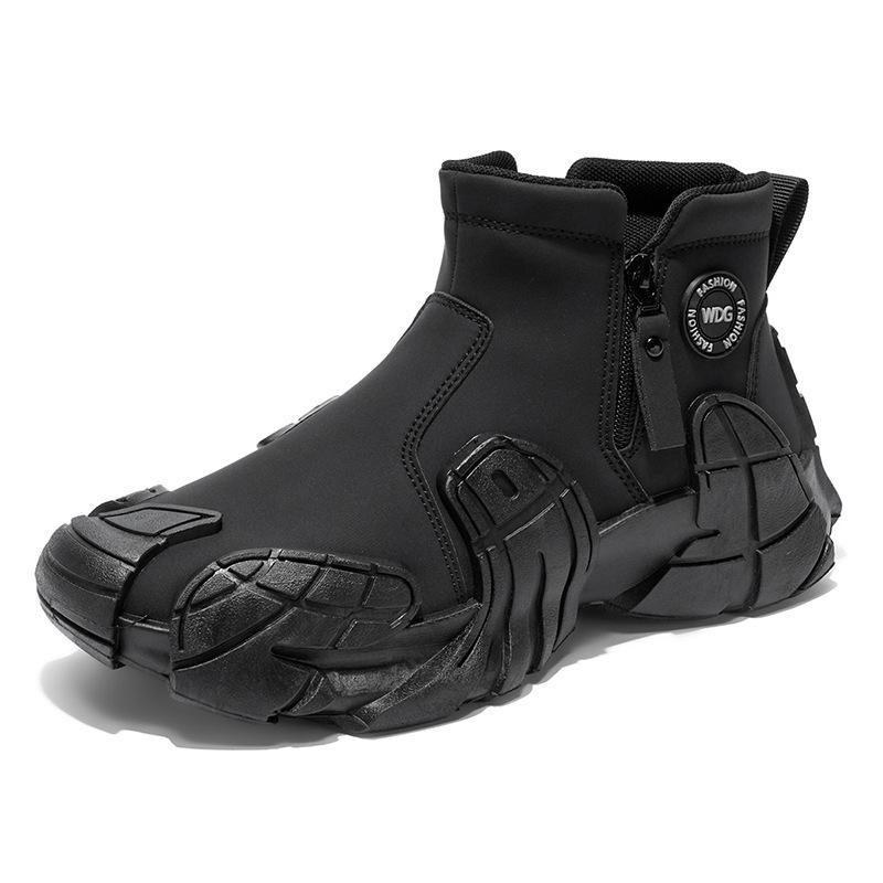 

Высокие слипоны Меха-кроссовки 2025: Осенне-зимняя обувь для пеших походов и путешествий на открытом воздухе 45 чёрный