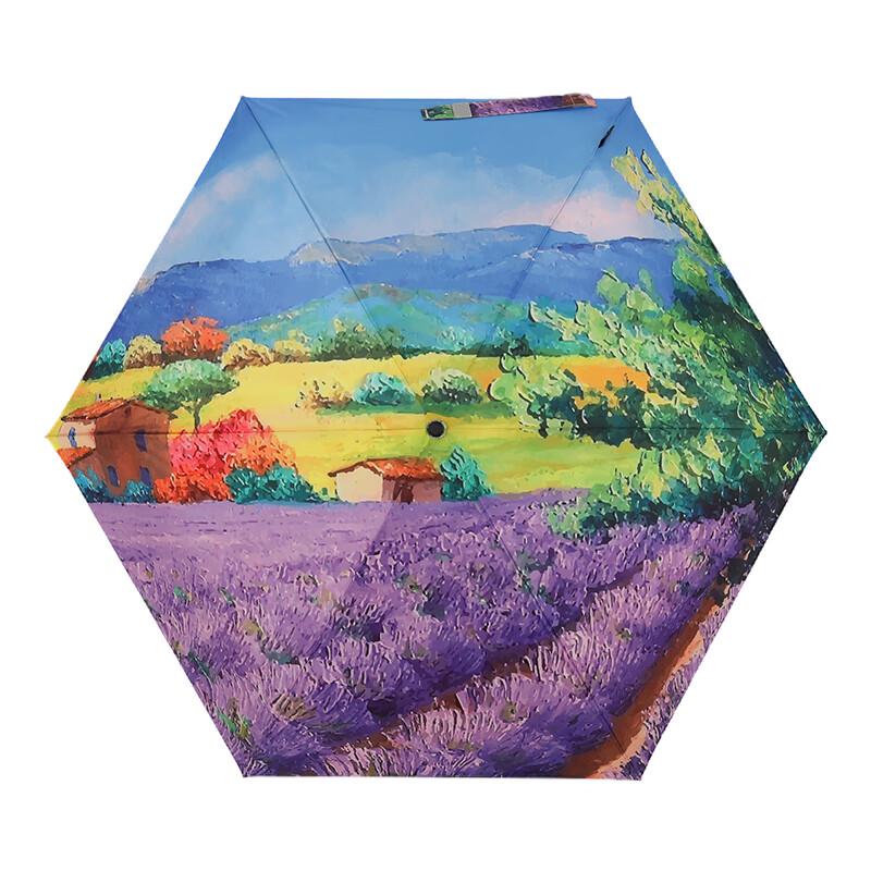 

Lavender Oil Painting Compact Umbrella