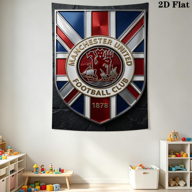 Manchester Football Club Crest Bedding 1 Duvet Cover 2 Pillowcase Without Core Christmas Birthday Gift Soft And Comfortable Bedding Set