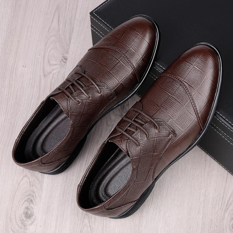 Fashion2024 Brand Men Shoes Top Quality Oxfords British Style Men Genuine Leather Dress Shoes Business Formal Shoes Men Flats Business