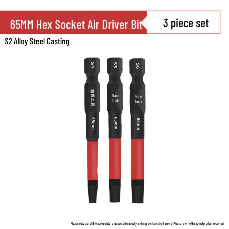 

Hexagonal Anti-Slip S2 Alloy Steel Magnetic Screwdriver Bits for Electric Drills
