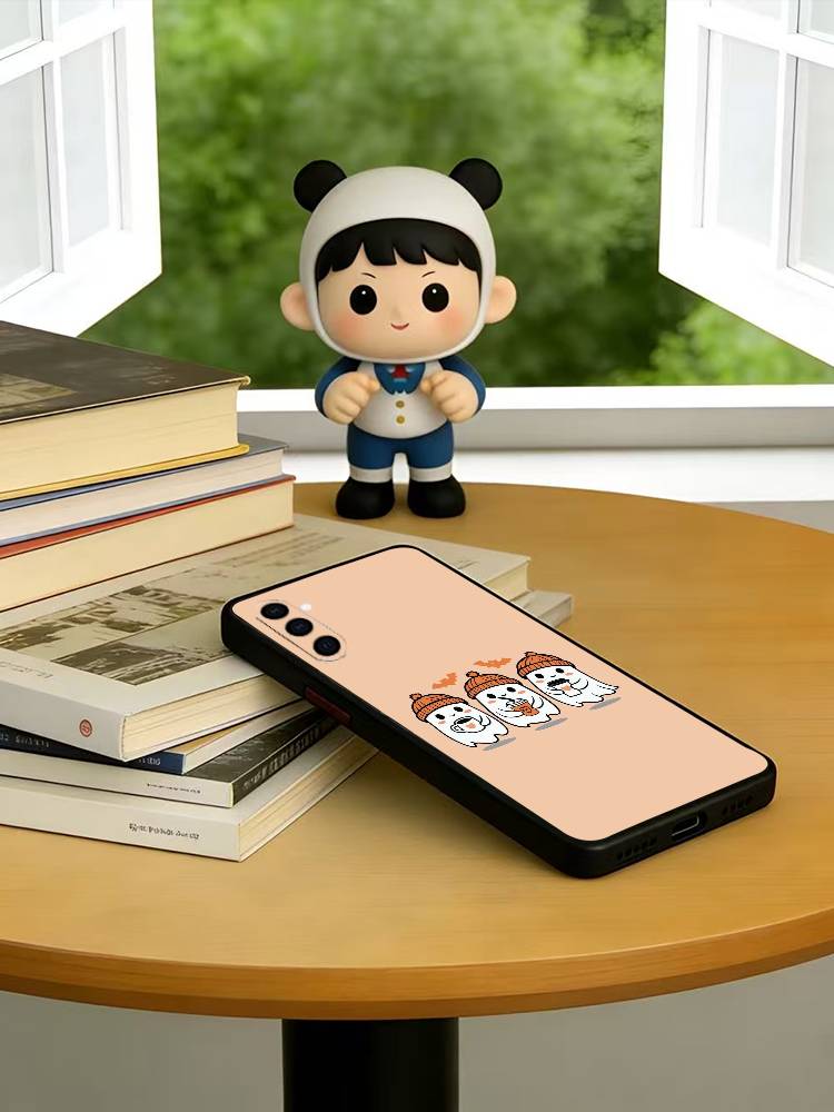 

Halloween Phone Case Black Silicone Soft For Samsung Galaxy A73,A72,A71,A70,A53,A52,A51 Samsung a13 5g