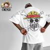 Camiseta Gráfica Estampada MINISO Hombre Verano Ropa Y2k Algodón Casual Tops de Manga Corta Oversize Tendencia Callejera