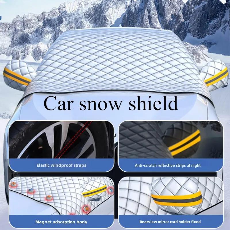 Magnetic Car Windshield Cover Winter Ice Snow Dust Frost Guard UV Protector Car Front Window Sun Shade Outdoor Cover
