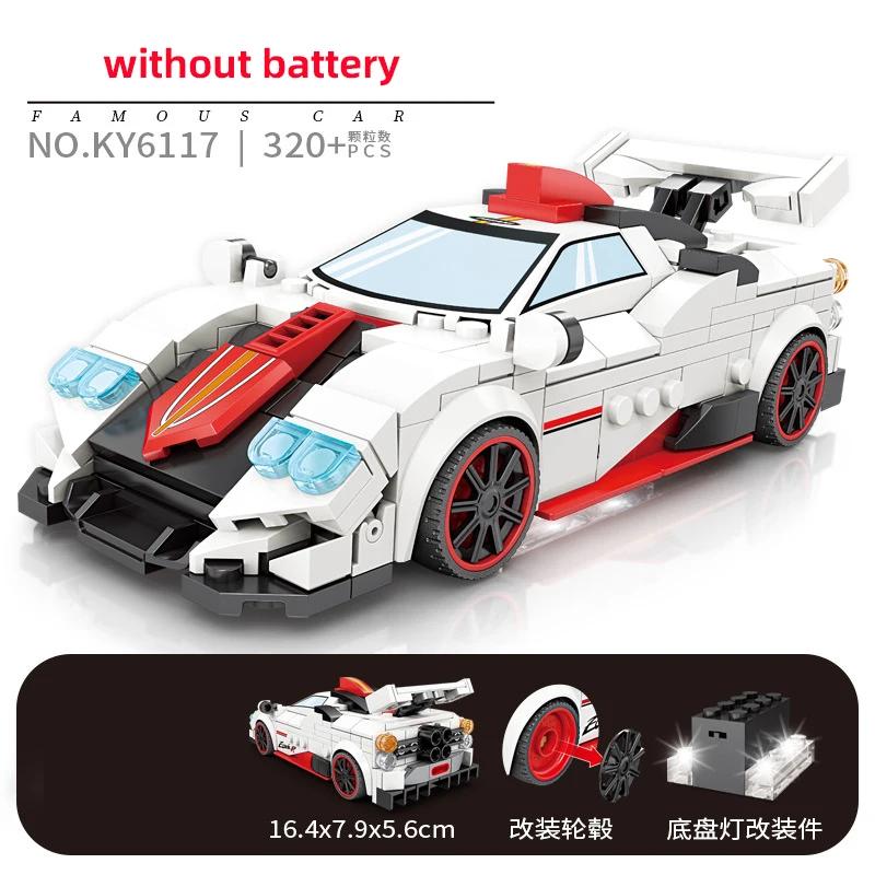 City Speed Champion Sports Car Building Blocks Technique Car Carro Rennau Voiture Vehicle MOC Educational Construction Toys