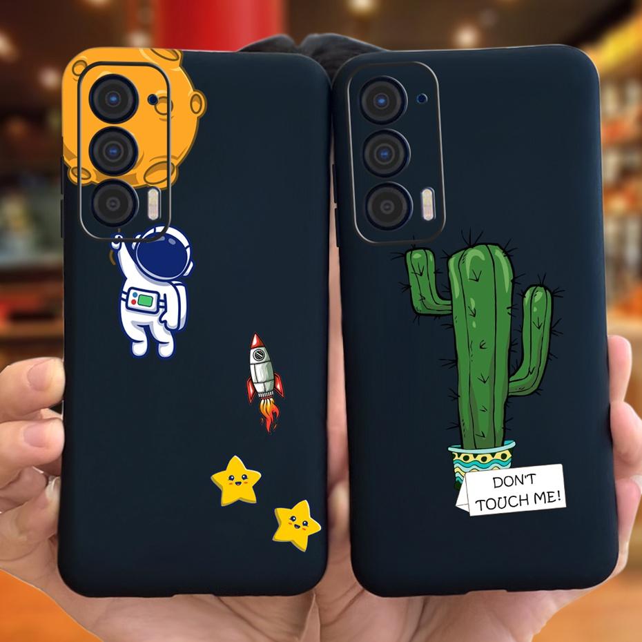 Silicon Case For Motorola Edge (2021) / Edge 5G UW (2021) Fashion Sunflower Daisy Pattern Soft Phone Cases For Edge 2021 XT2141