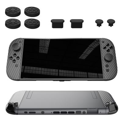 Accessorries Kit for Switch 2 Accessories Bundle Silicone Thumb Cap Grips Dust Plug Dust Filter Mesh Left Right Handle Stickers