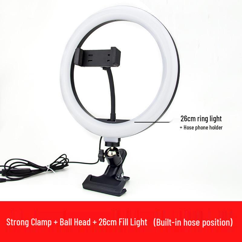 Universal Metal Desktop Stand for Mobile Live Streaming & Photography - Strong Clip, 1/4" Extension