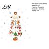 Static Cling Christmas Tree Reusable Window Clings Double Sided PVC Glass Stickers Snowman Snowflake Elk Holiday Decals Santa Claus Xmas for