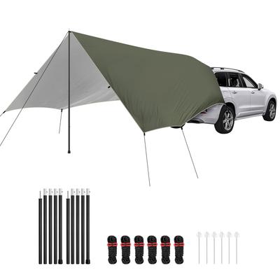 KOMCLUB Car Car Rear Gate Open Car Side Sunshade Sleeping In Car Compatible with Various Easy To Set Interlocking SUV UV UV Mountain Sleeping In