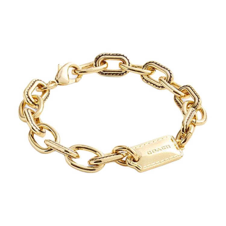

Coach Chain Link Bracelet Unisex jewelry Gold CY071-GLD F,Gold