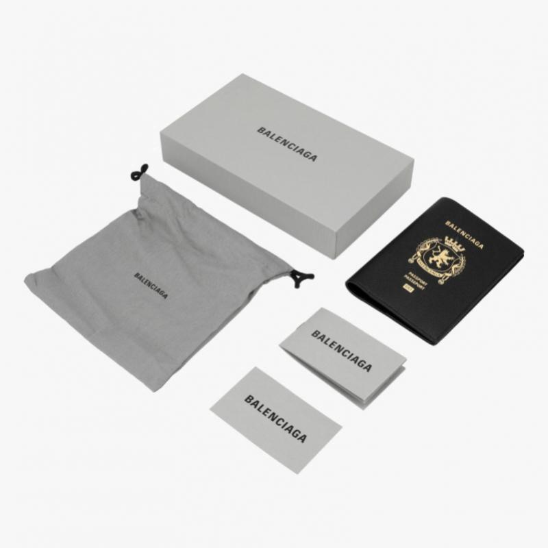 Balenciaga Logo Passport Wallet 787742 2aa3r