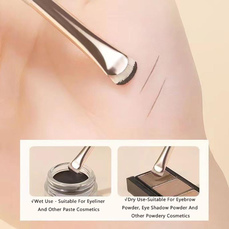 Crescent Eyeliner Brush Draw Eyeliner Eye And Contour Makeup Tools Upgrade Half Round Crescent Blade Eye Liner Makeup Brush