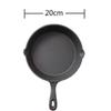 Zhishi 20cm Cast Iron Frying Pan with Lid