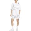 Nike Sportbekleidung Basics Gewebter Komfort Dreiviertel Lässige Shorts Damen Shorts Weiß HM4633100
