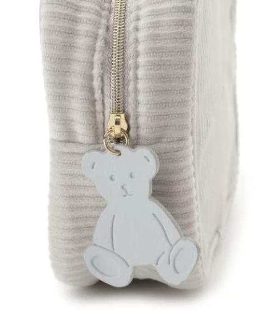 Gelato Pique Bear Charm Pouch PWGB231639 CRM