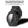 Glass + Case for Amazfit T-Rex 3 Pro Anti-scratch Screen Protector Tempered Glass Film+Bumper Silicone Protective Cover Accessories