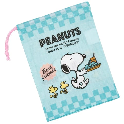 Skater Lunch Box Cup Bag Snoopy 80s Cafe KB63-A