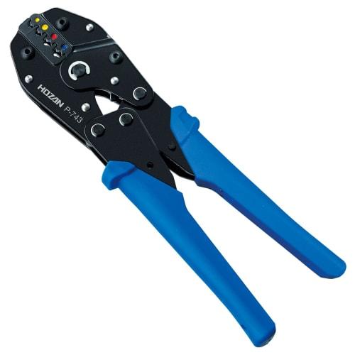

HOZAN P-743 Crimping Tool (for Insulated Crimp Terminals) Crimping Pliers, Suitable Sizes: 0.3, 0.5, 1.25, and 2