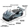 1:32 Scale Vulcan DB12 Sports Car Model Toy Pull Back Sound Light Metal Diecast Vehicles Models for Children's Interactive Toys