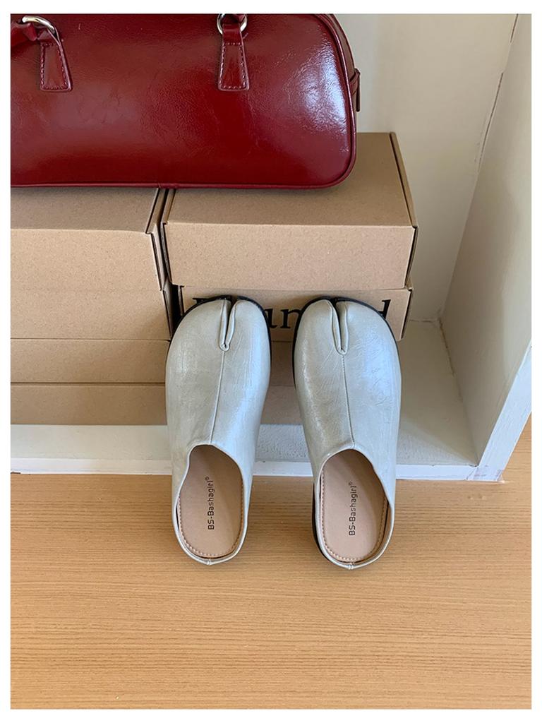 Novelty Split Toe Shoes Women Ninja Tabi Slippers Casual Slides Comfy Mules Female Clog Sandals Pettitoes Flip Flops Brand Mujer